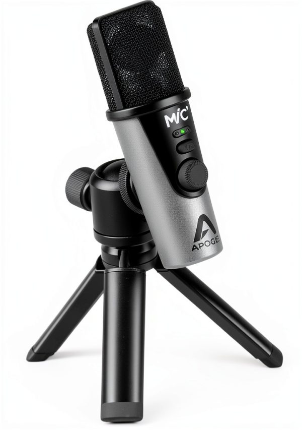 Apogee MiC Plus USB Microphone Studio Quality for Podcasters-0