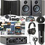 LyxJam USB Audio Interface Studio Bundle Recording Mic-0