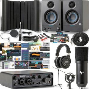 LyxJam USB Audio Interface Studio Bundle Recording Mic-0