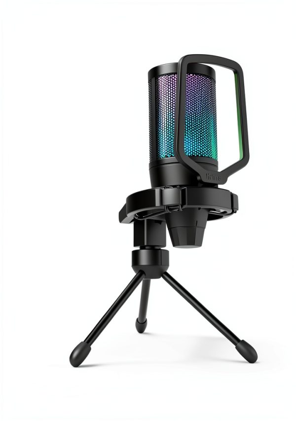 FIFINE A6V RGB USB Microphone for Gaming Streaming-1