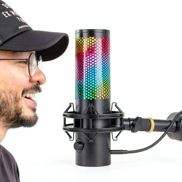 HyperX QuadCast 2 S USB Microphone RGB Streaming Audio-1