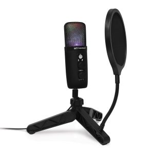 Emerson EAM-9052 USB Condenser Microphone LED Gaming-0