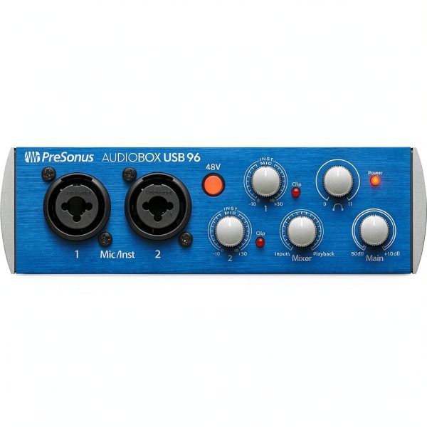 PreSonus AudioBox 96 USB Recording Bundle Studio Interface-1