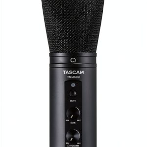 TASCAM TM-250U USB Condenser Microphone Plug Play Streaming-0