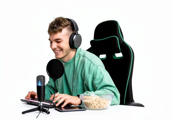 Emerson EAM-9052 USB Condenser Microphone LED Gaming-9