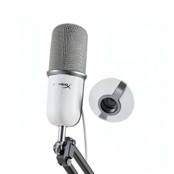 HyperX SoloCast USB Condenser Gaming Microphone Black White-5