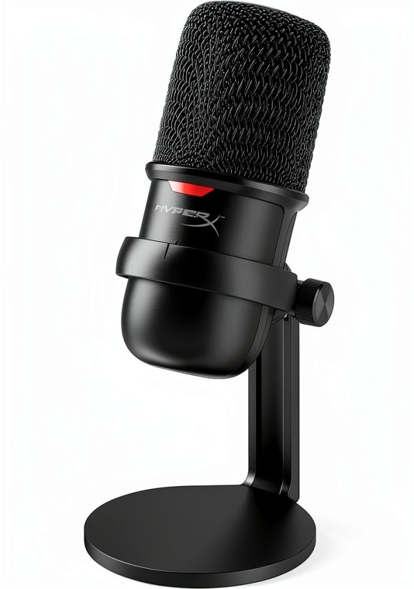 HyperX SoloCast USB Condenser Gaming Microphone Black White-7