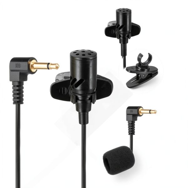 Lavalier Lapel Microphone Unidirectional Clip On for-2