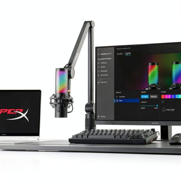 HyperX QuadCast 2 S USB Microphone RGB Streaming Audio-8