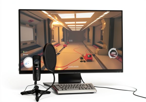 Emerson EAM-9052 USB Condenser Microphone LED Gaming-2