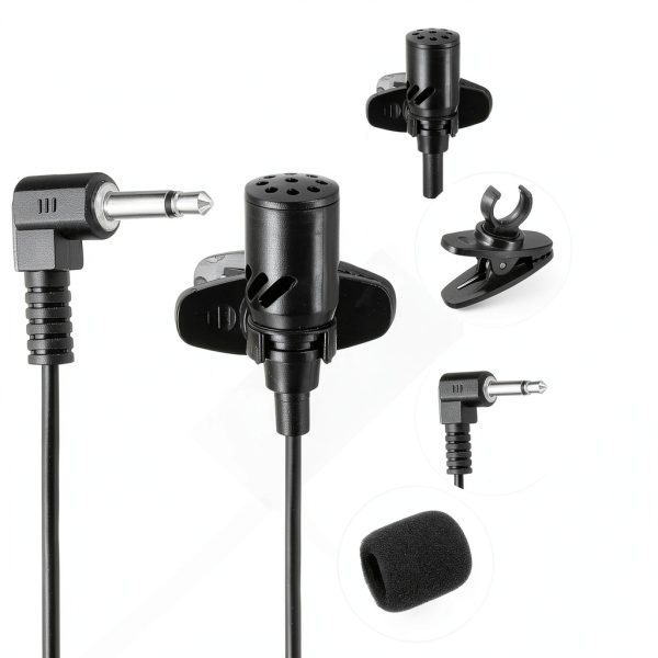 Lavalier Microphone 3 Pack Omnidirectional Clip On Lapel Mic-2