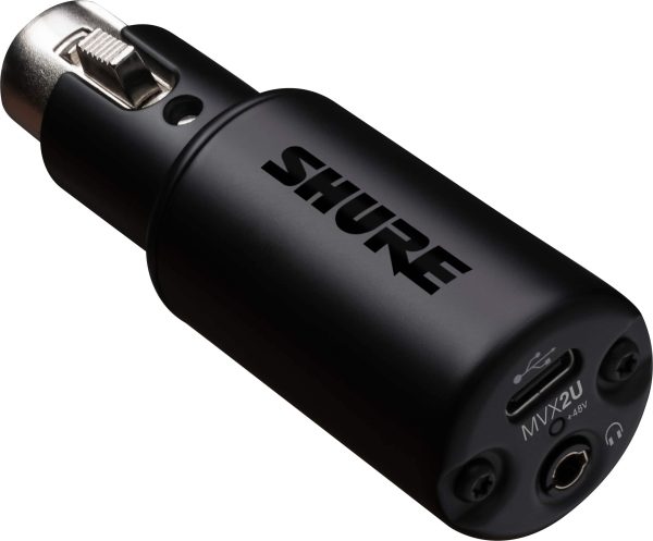 Shure MVX2U Audio Interface XLR to USB Mic Activator-1