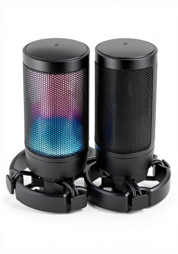 FIFINE A6V RGB USB Microphone for Gaming Streaming-2