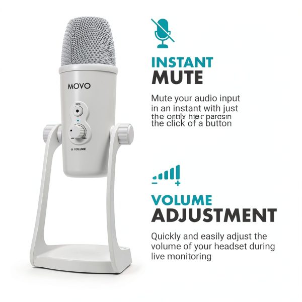 UM700W USB Microphone Adjustable Patterns Broadcast Quality-2