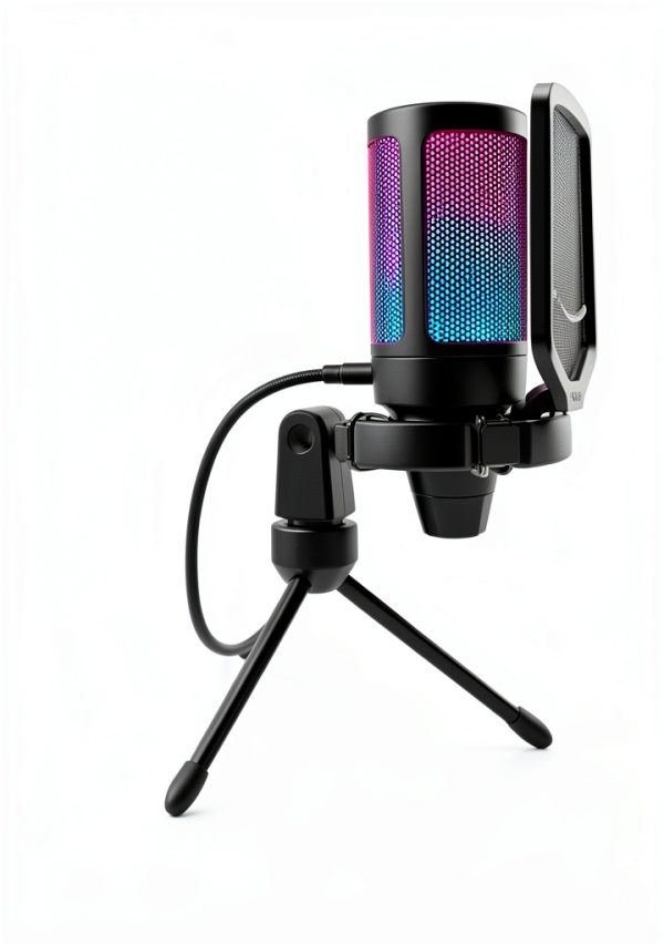 FIFINE A6V RGB USB Microphone for Gaming Streaming-5