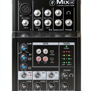 Mackie Mix5 Compact Mixer 5 Channel Studio Audio-0