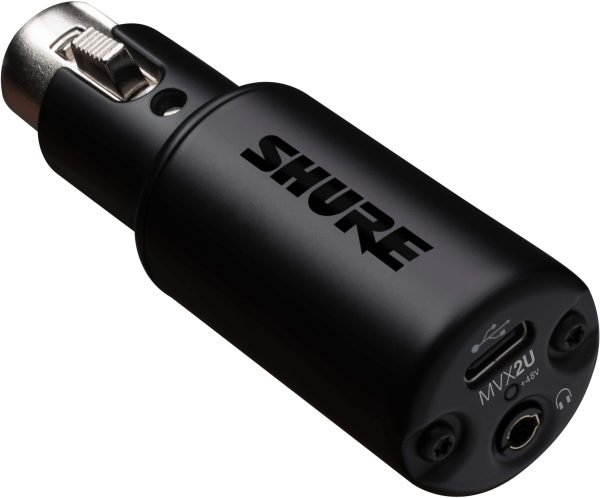 Shure MVX2U Audio Interface XLR to USB Mic Activator-0
