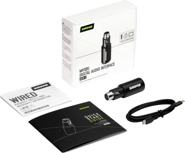 MVX2U Gen 2 XLR Audio Interface Mobile Recording Streaming-1