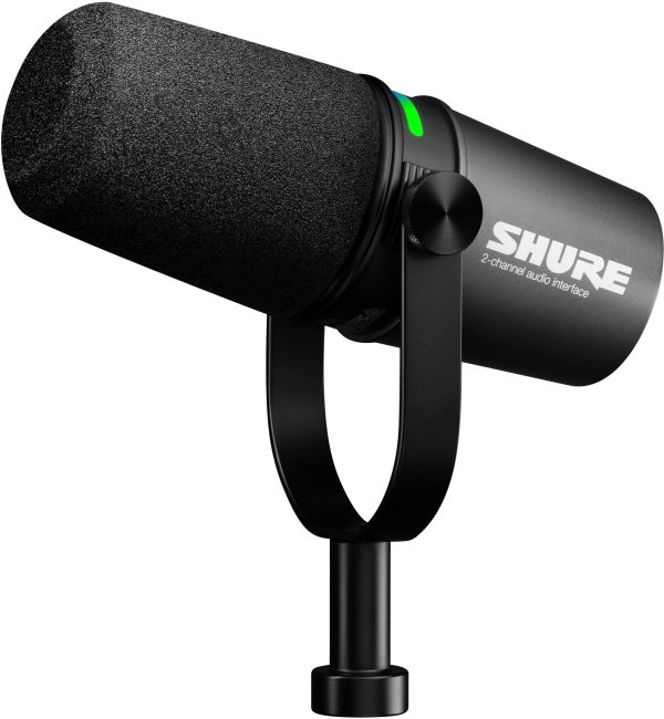 Shure MV7i USB Microphone Audio Interface Podcast Streaming-2