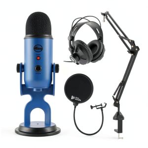 Blue Yeti USB Microphone Studio Controls Zero Latency-0