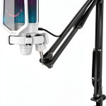 FIFINE A6TW RGB USB Microphone for Streaming Gaming-0