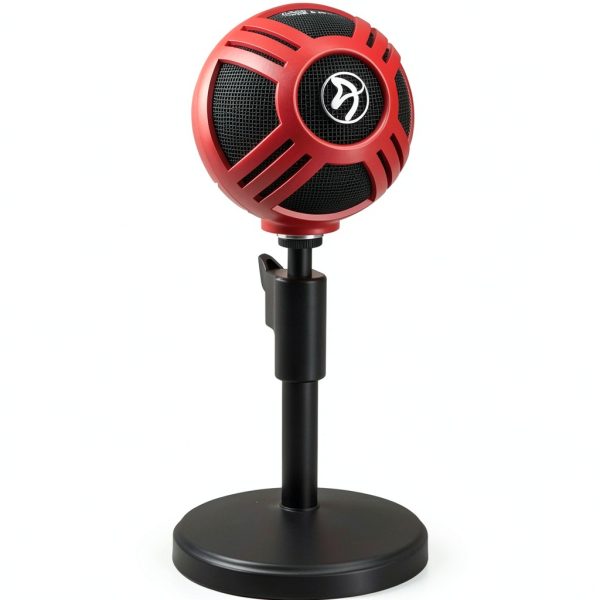 Arozzi Sfera USB Microphone Gaming Streaming Black Red White-1
