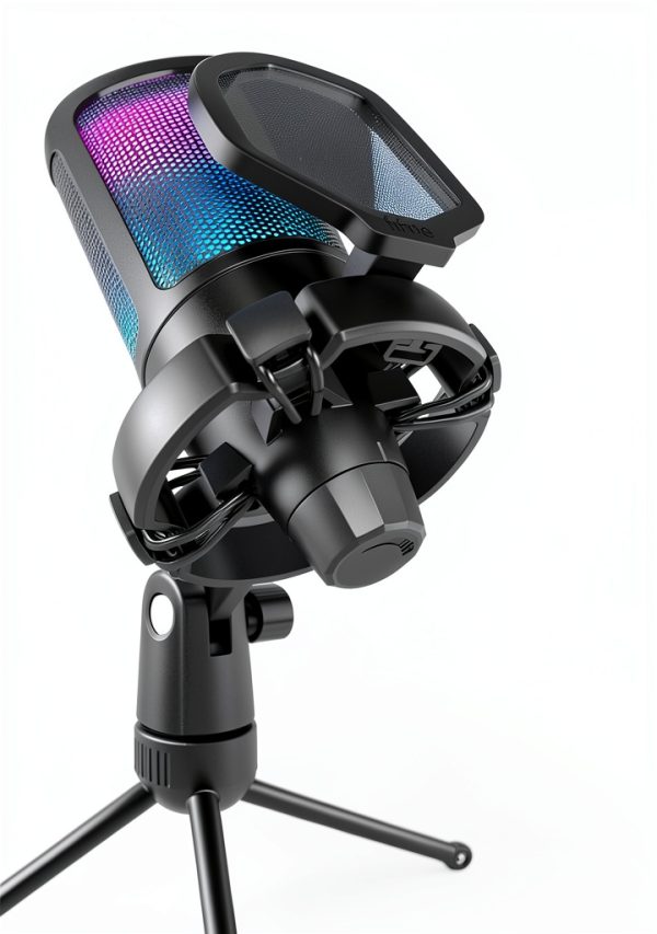 FIFINE A6V RGB USB Microphone for Gaming Streaming-3