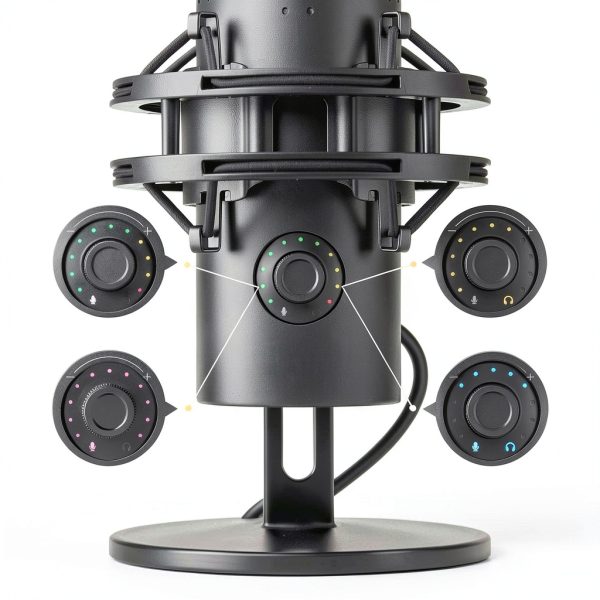 HyperX QuadCast 2 S USB Microphone RGB Streaming Audio-4