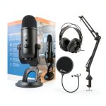 Blue Yeti USB Microphone Tri Capsule Broadcast Quality Audio-0