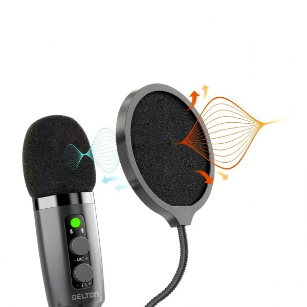 RGB Wired Microphone USB Plug Play AI Noise Filtering-7