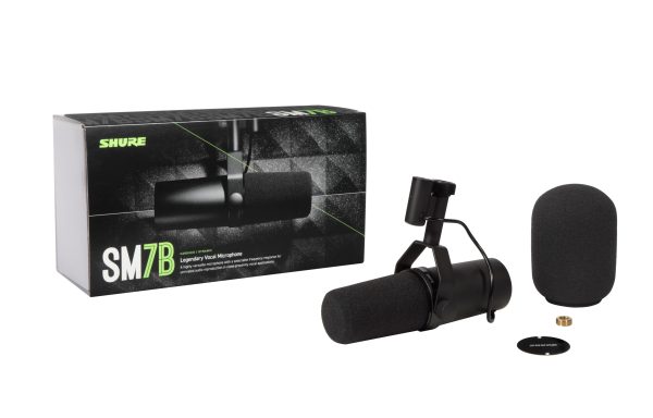 Shure SM7B Dynamic Studio Microphone Broadcast Vocal Podcast-6