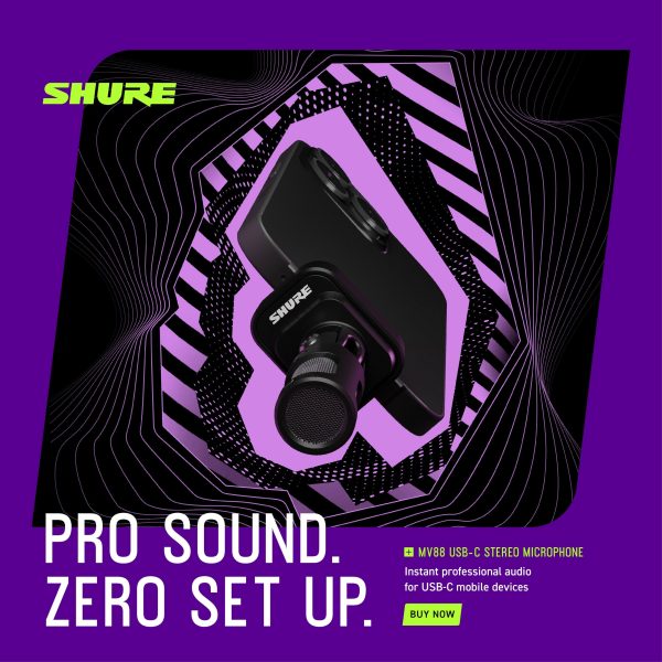 Shure MV88 USB C Stereo Microphone Mobile Audio Upgrade-8