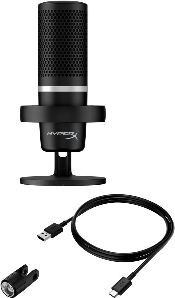 HyperX DuoCast USB Microphone RGB Gaming Streaming-6