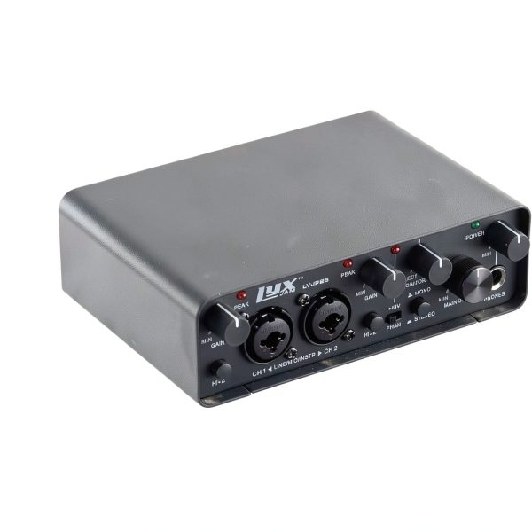 LyxJam USB Audio Interface Condenser Mic Recording Bundle-1