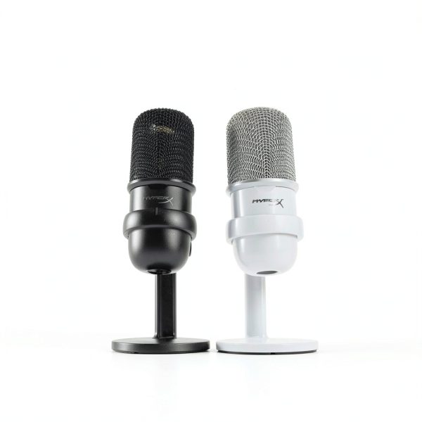 HyperX SoloCast USB Condenser Gaming Microphone Black White-6